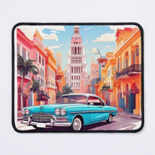 Item preview, Classic Havana Charm: Vintage Car & El Capitolio designed and sold by OttensPixels.