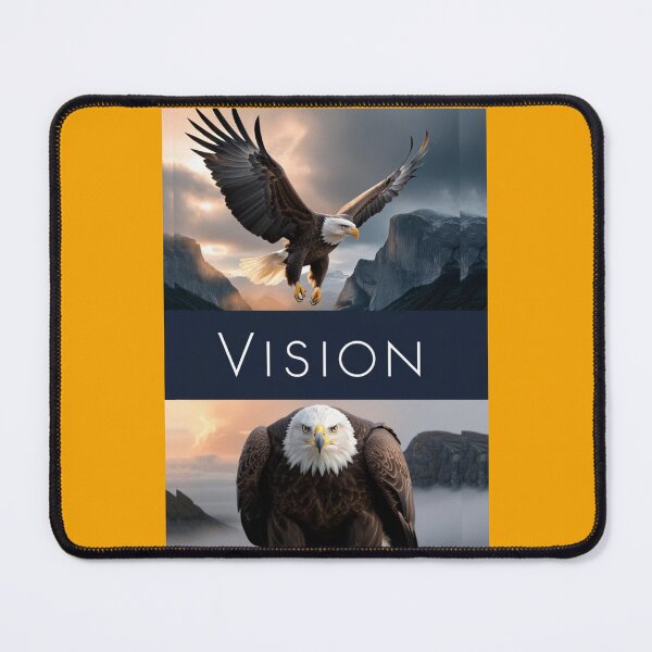Item preview, Vision – Bold Eagle Real Photo Art designed and sold by AIKNOCKTECK.