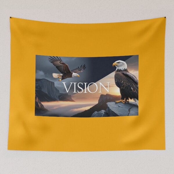 Item preview, Vision – Bold Eagle Real Photo Art designed and sold by AIKNOCKTECK.