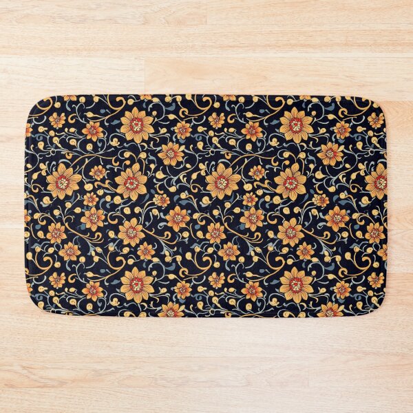 Item preview, Black & Gold Batik Pattern designed and sold by PapuruDesigns.