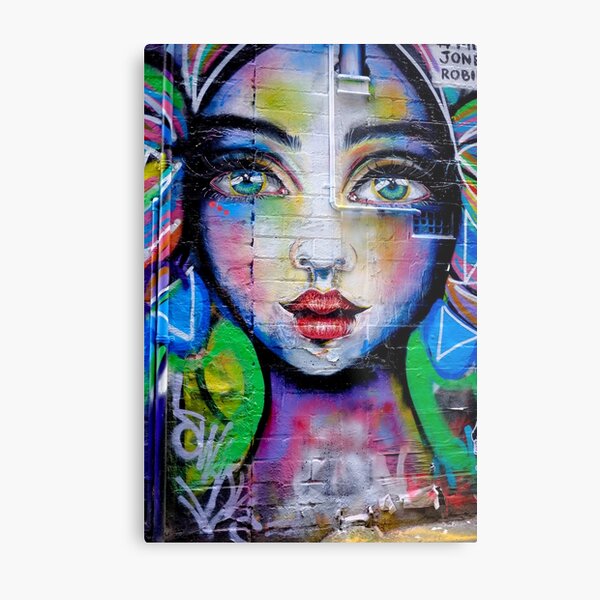 Street Art Beauty Metal Print