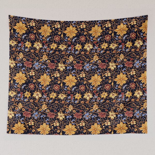 Item preview, Black & Gold Batik Pattern designed and sold by PapuruDesigns.
