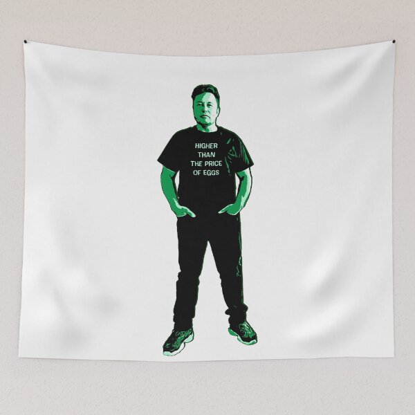 Item preview, Elon Musk is higher than the price of eggs designed and sold by Signs for Dark Times.