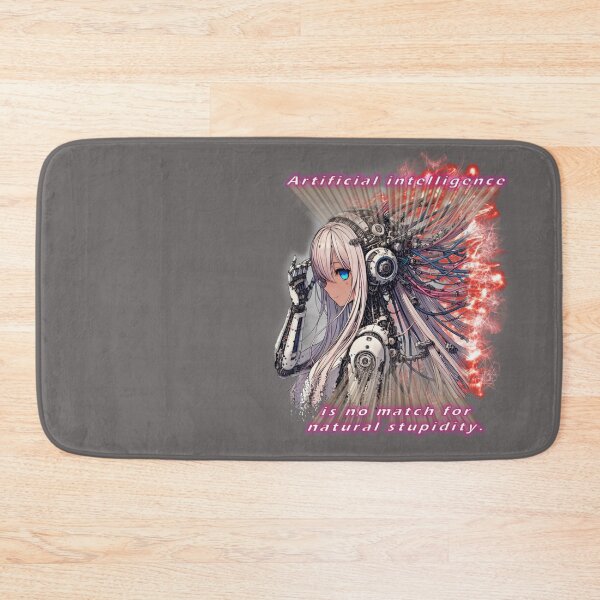 Item preview, Artificial Intelligence vs. Natural Stupidity designed and sold by Getrealdesigns.