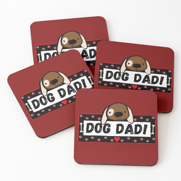 Item preview, Cute Dog Dad Design with cartoon puppy Frit-Tees designed and sold by Shean Fritts.