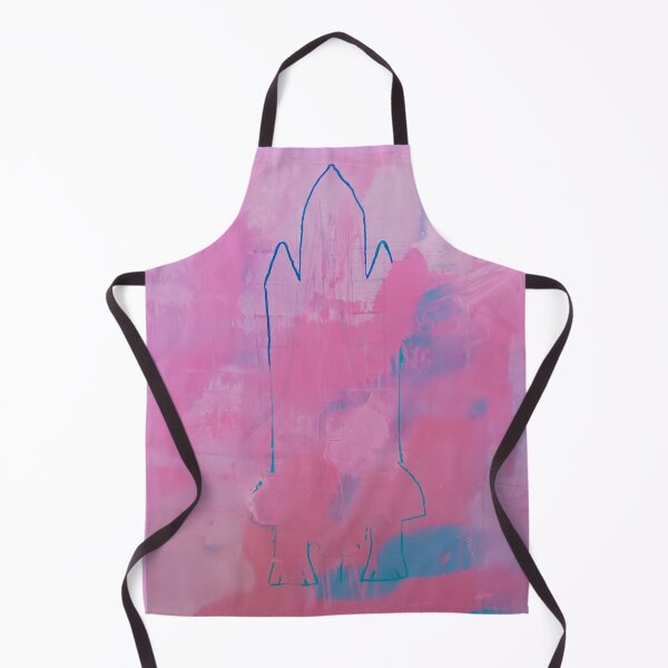 Item preview, Space Shuttle Outline Pink & Blue Abstract Print  designed and sold by FABOArt.