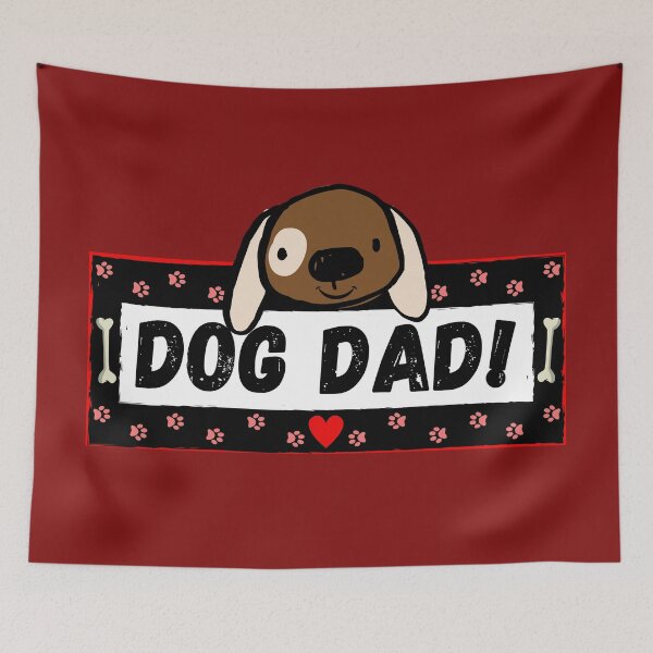 Item preview, Cute Dog Dad Design with cartoon puppy Frit-Tees designed and sold by Shean Fritts.