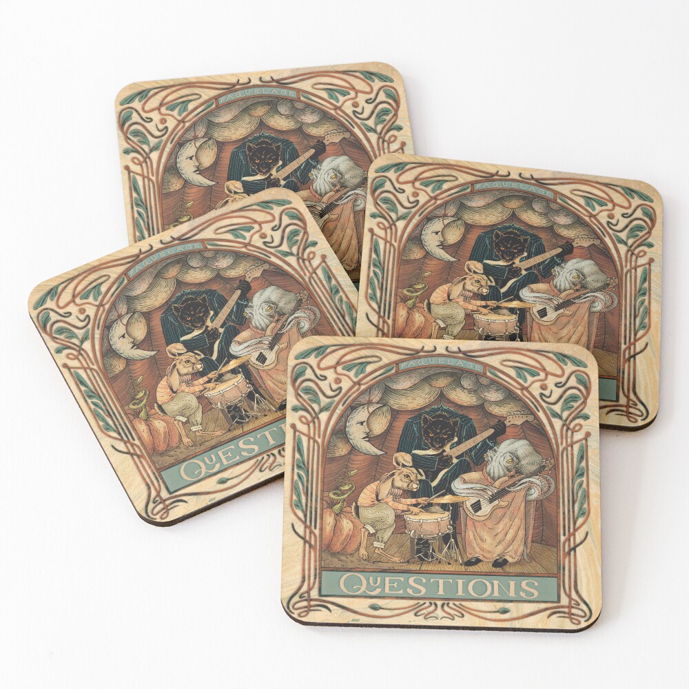 Item preview, Coasters (Set of 4) designed and sold by Faquelage.