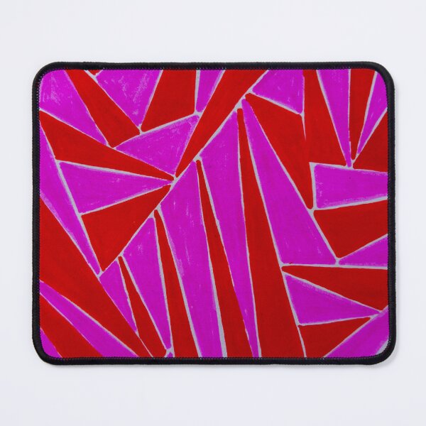 Item preview, Abstract pattern – red and pink color blocks designed and sold by Vision Illustrated.