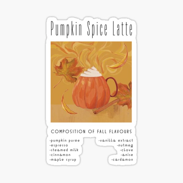 Item preview, Pumpkin Spice Latte designed and sold by helenprint.