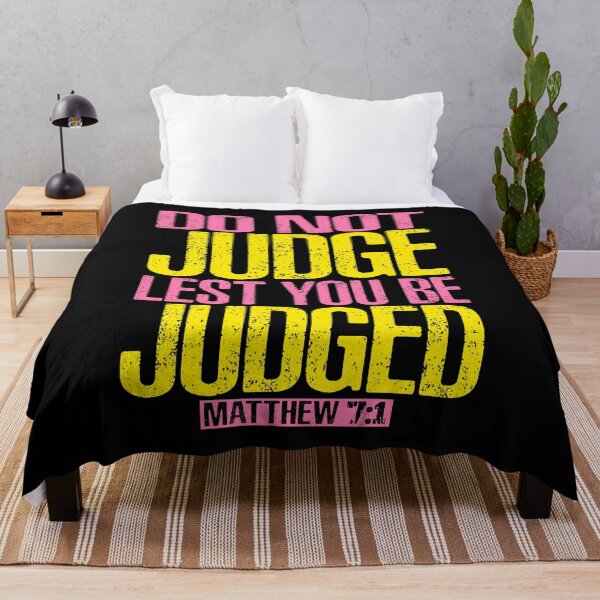 Item preview, Matthew 7:1 Do Not Judge Lest You Be Judged designed and sold by plushism.
