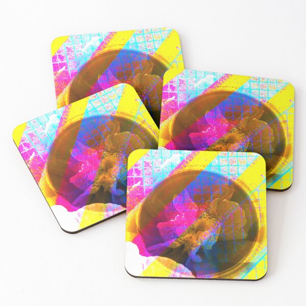 Item preview, odd colorful photo layering designed and sold by Ben-Schaal.