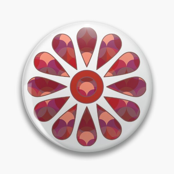 Item preview, Tulip - shell pattern in shades of red designed and sold by EMJAYHeiss.