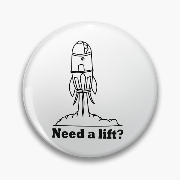 Item preview, Need a lift? Space rocket designed and sold by Lunarviewpoint.