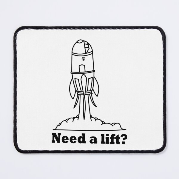 Item preview, Need a lift? Space rocket designed and sold by Lunarviewpoint.
