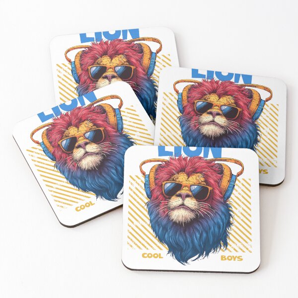 Item preview, Cool Animals - Cool Lion Boy designed and sold by Earth Celebration Designs.
