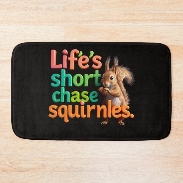 Item preview, LIFE’S SHORT, CHASE SQUIRRELS - Funny & Unique T-Shirt for Animal Lovers! designed and sold by Mikel-empire.