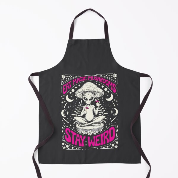 Item preview, Funny Alien & Magic Mushrooms – "Eat Magic Mushrooms, Stay Weird" designed and sold by paulo silveira.