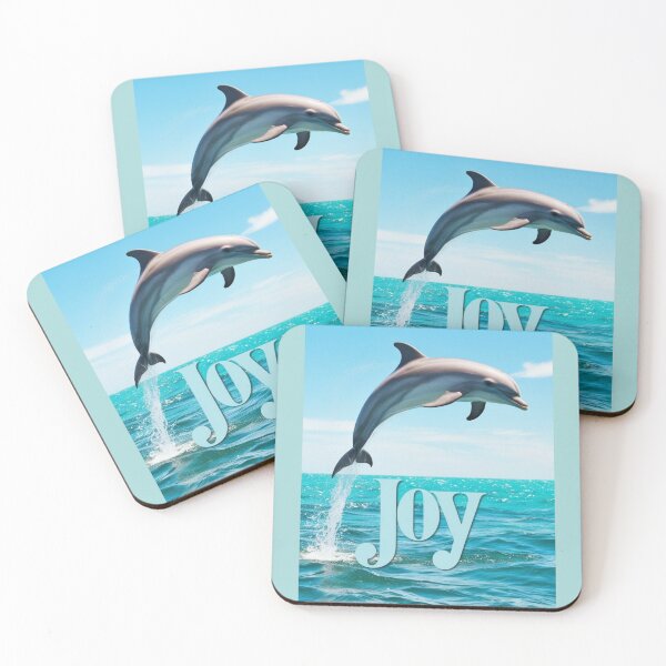 Item preview, JOY – Playful Dolphin Real Photo Art designed and sold by AIKNOCKTECK.