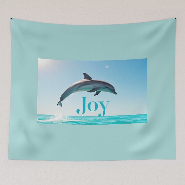 Item preview, JOY – Playful Dolphin Real Photo Art designed and sold by AIKNOCKTECK.