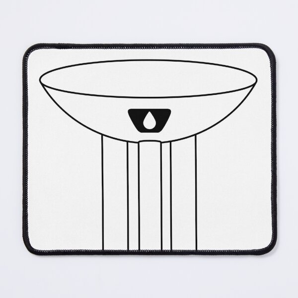 Item preview, Lumon Water Tower line art designed and sold by CampoShop.