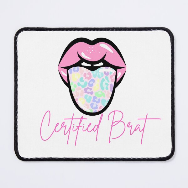 Item preview, Certified Brat: Pink Lips with Camo Tongue out designed and sold by BlackabyBoutique.