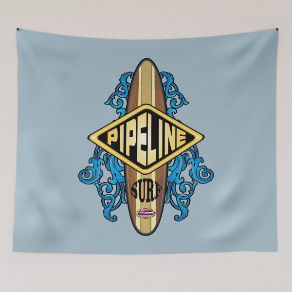 Item preview, Pipeline Hawaii Surf vintage surfboard designed and sold by studioss76.