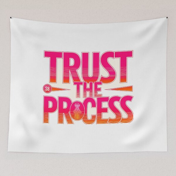 Item preview, Trust The Process Text designed and sold by SteezeeStore.