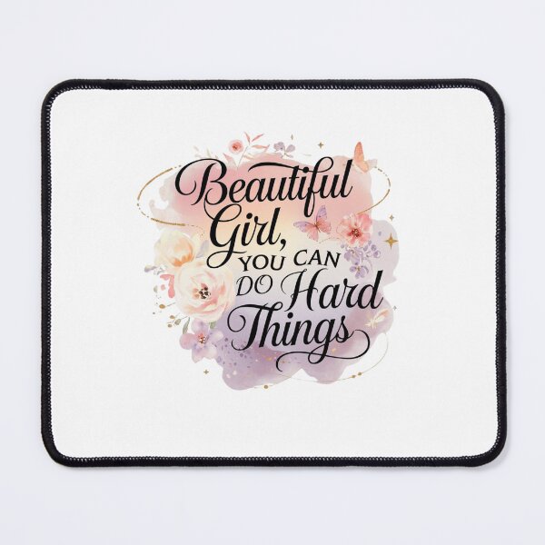 Item preview, Beautiful girl, you can do hard things designed and sold by Mateusz Majcherek.