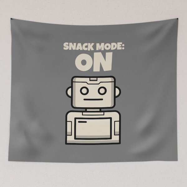 Item preview, Snack Mode: On Child Kid Funny Playful Robot Baby designed and sold by Lucky Dog Merch.