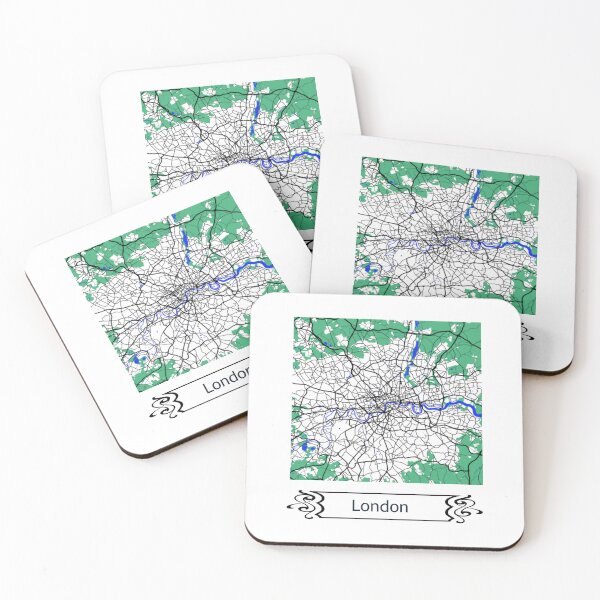Item preview, Minimalist Map of London designed and sold by design2xstudio.