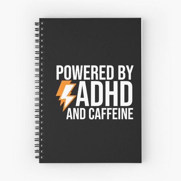 Item preview, Powered By Adhd And Caffeine designed and sold by HappyDelights.