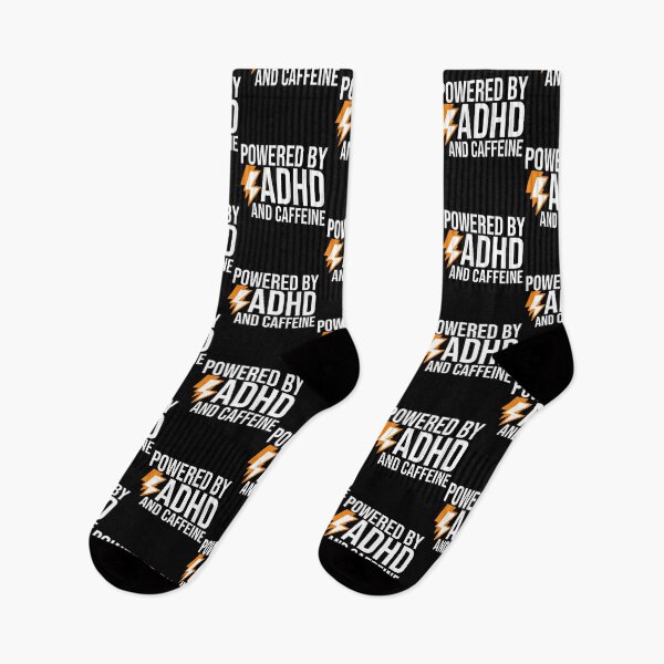 Item preview, Powered By Adhd And Caffeine designed and sold by HappyDelights.