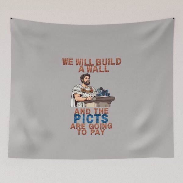 Item preview, Hadrian funny emperor press conference Donald Trump designed and sold by Toga & Tonic.