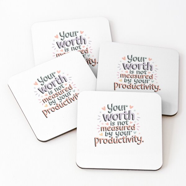 Item preview, your worth is not measured by your productivity designed and sold by Mateusz Majcherek.