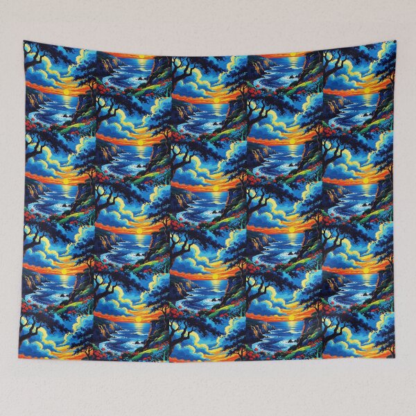 Item preview, Fantasy art imaginative landscape designed and sold by artscreat.