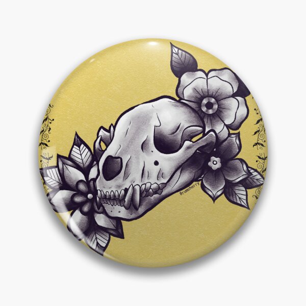 Item preview, raccoon skull designed and sold by Rumcherry Art.