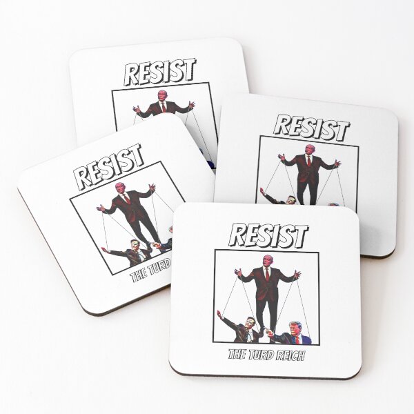 Item preview, Resist the Turd Reich - Political Satire Anti-Fascism Art designed and sold by amandaline.