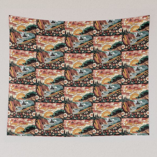 Item preview, abstract art imaginative landscape designed and sold by artscreat.