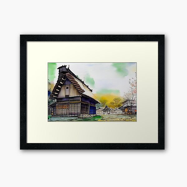 Item preview, Rustic logged Cabin in Nature designed and sold by subhashlimaye.