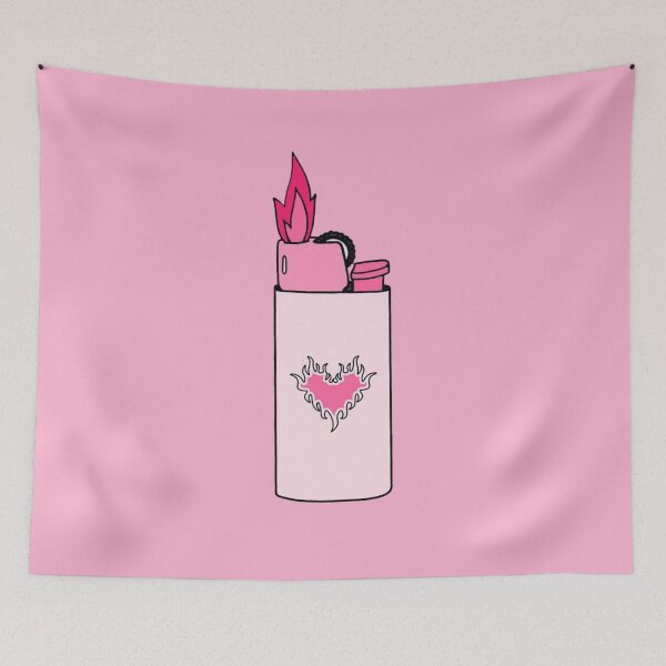 Item preview, Heart on Fire – Lighter Pink Aesthetic designed and sold by pointense.
