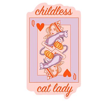 Artwork thumbnail, Childless cat lady illustration by paintedplaces