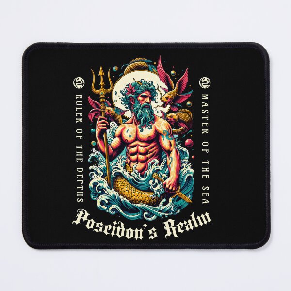 Item preview, Poseidon - Master of the Depths designed and sold by Not Hugo.