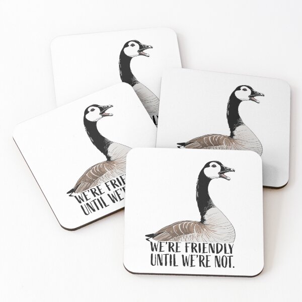 Item preview, Friendly Until We're Not – The Canadian Goose Way designed and sold by Silvered-Wings.