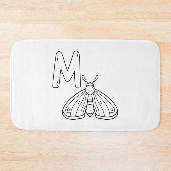 Item preview, An Illustration of letter M stand for Moth designed and sold by rasagamastore.
