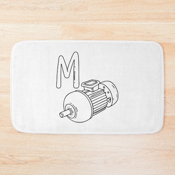 Item preview, An Illustration of letter M stand for Motor designed and sold by rasagamastore.