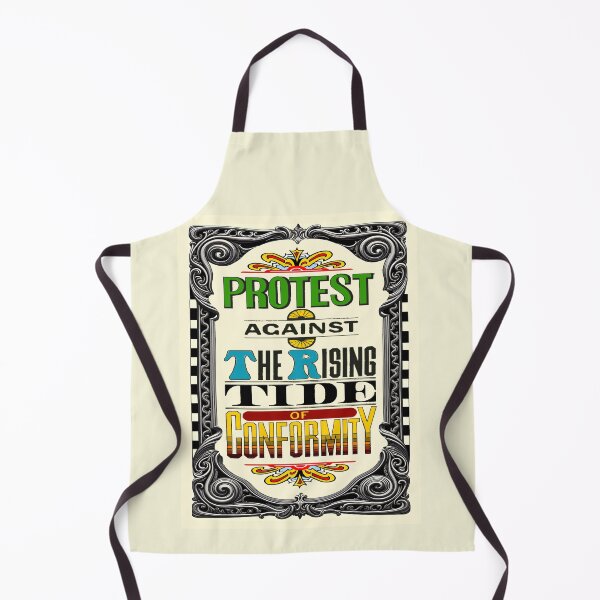 Item preview, Protest the rising tide of conformity - Vintage Victorian Sixties revolution slogan designed and sold by Kludoman.
