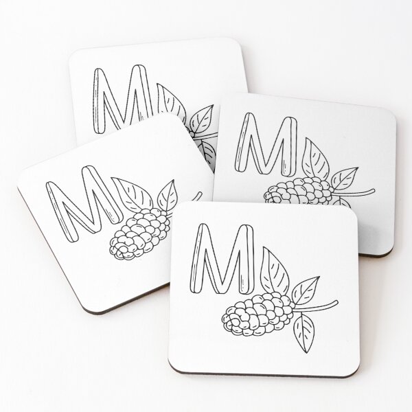 Item preview, An Illustration of Letter M Stand for Mulberry designed and sold by rasagamastore.