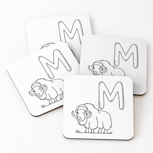 Item preview, An Illustration of Letter M Stand for Muskox designed and sold by rasagamastore.