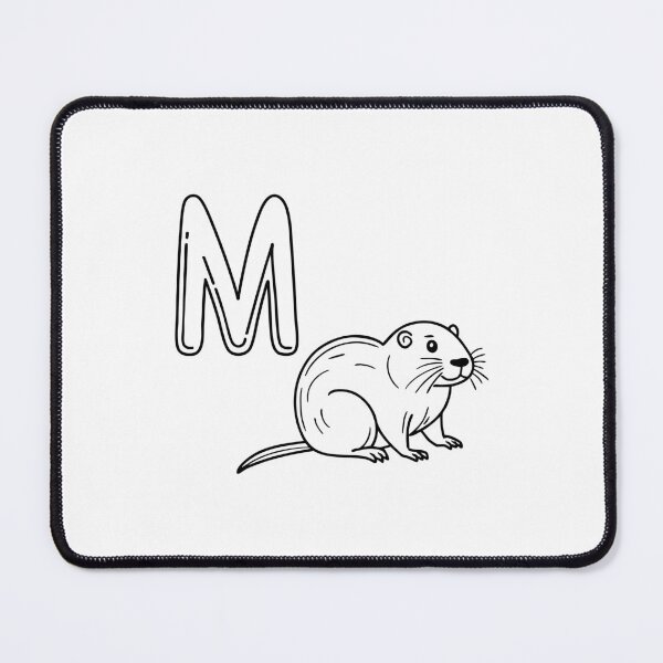 Item preview, An Illustration of Letter M Stand for Muskrat designed and sold by rasagamastore.